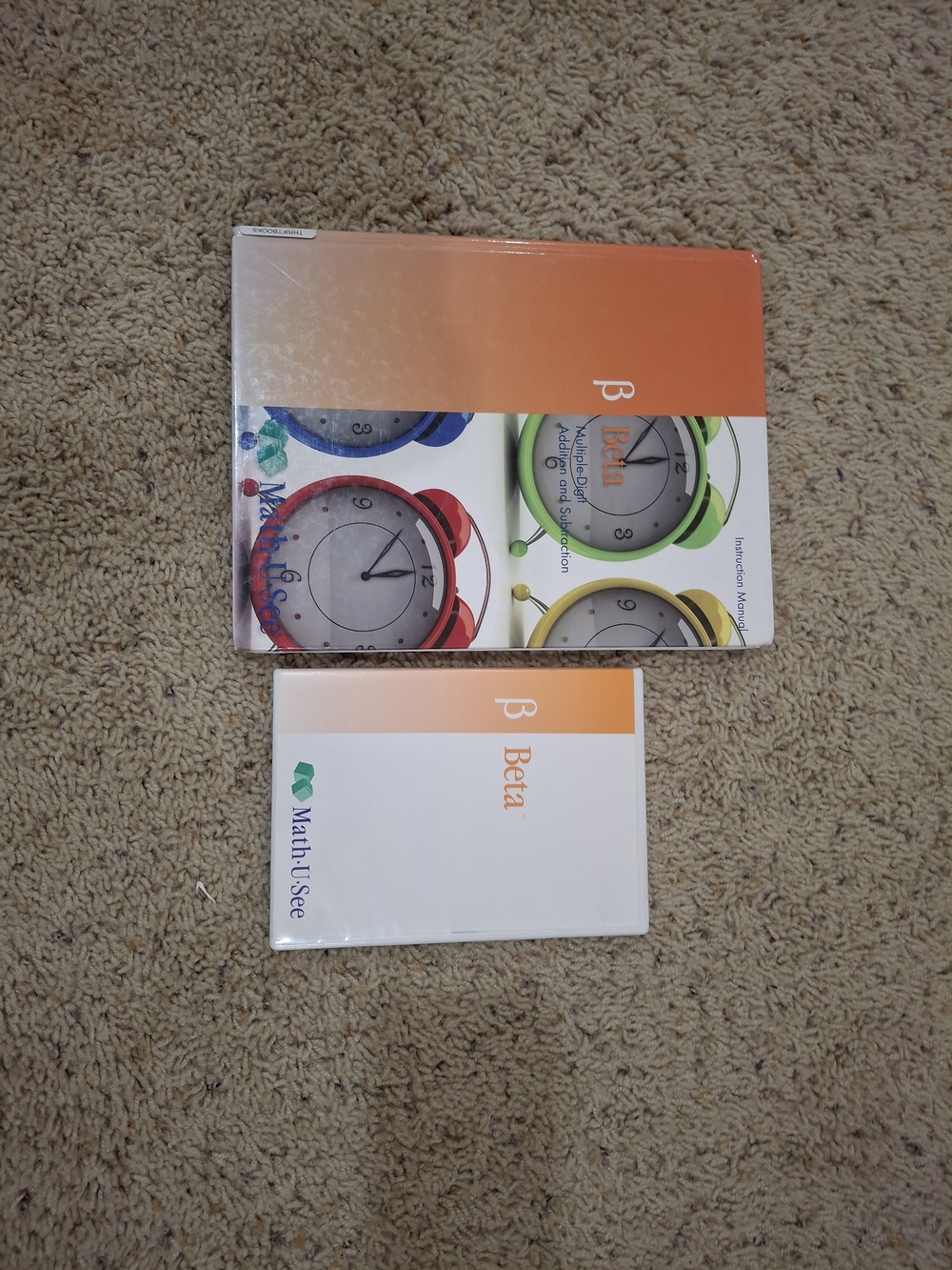 Math-U-See Instruction Manual & DVD, Beta